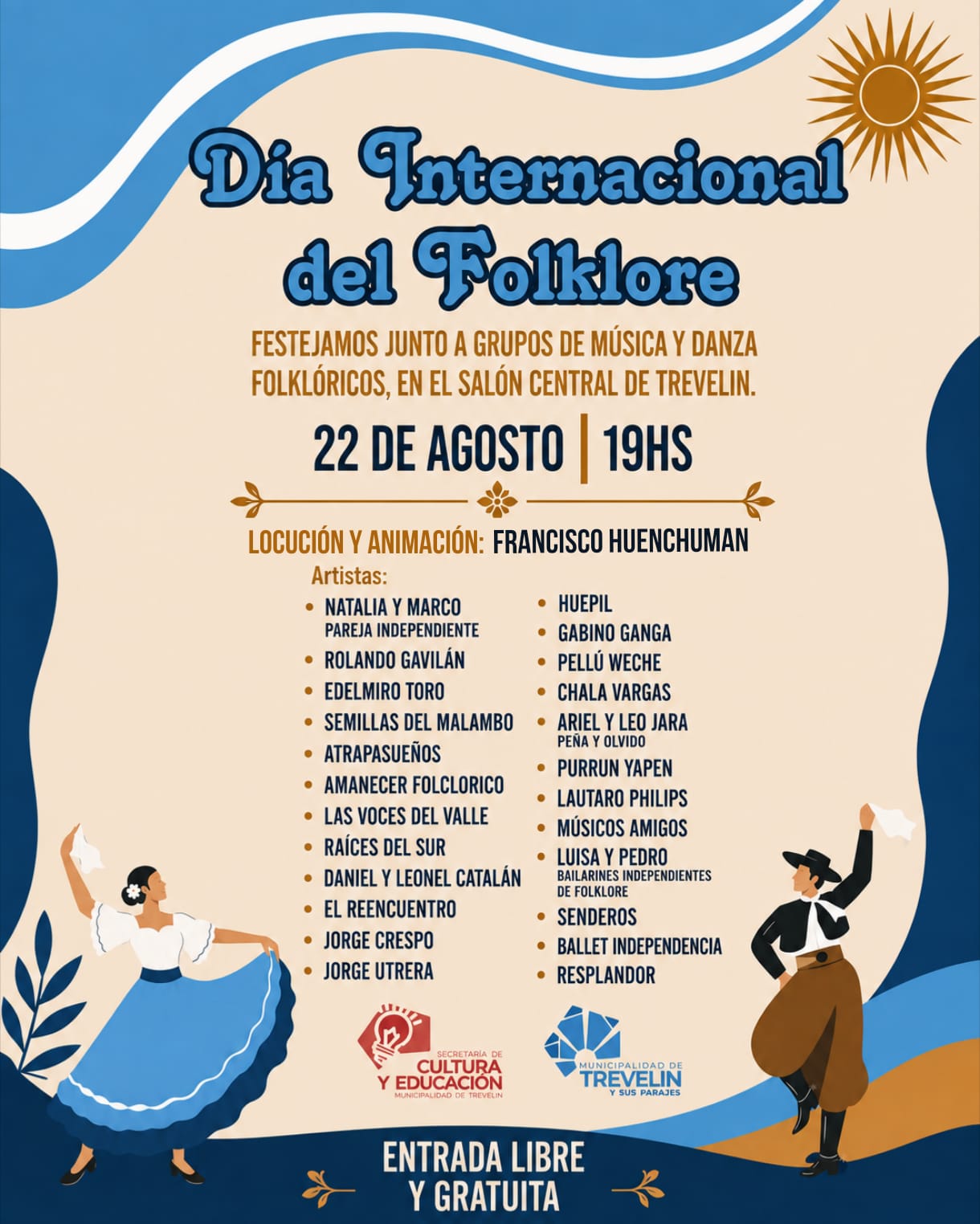 Día Internacional del Folklore - Grilla.