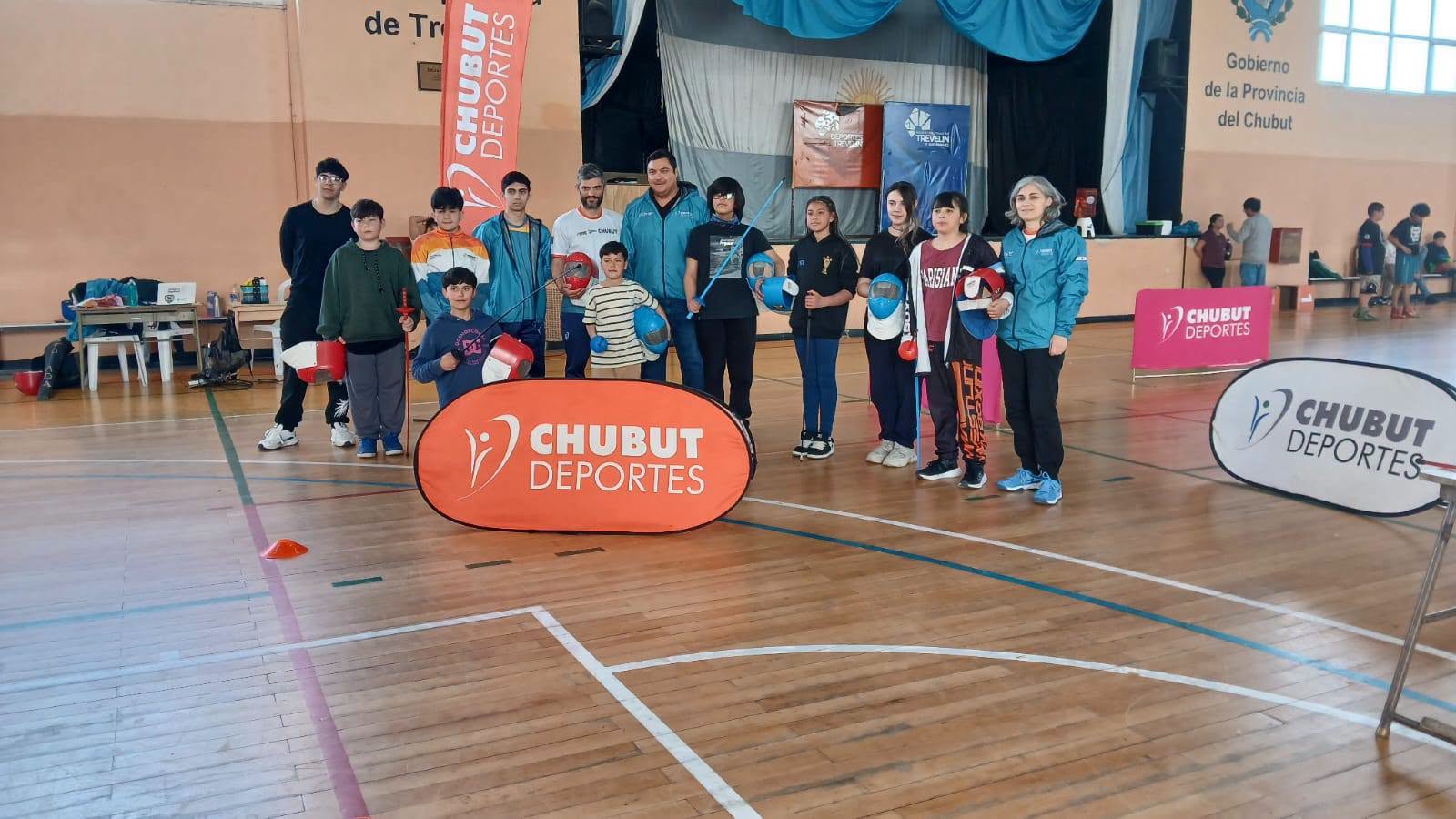 Juegos Evita. Provincial de Esgrima en Trevelin.