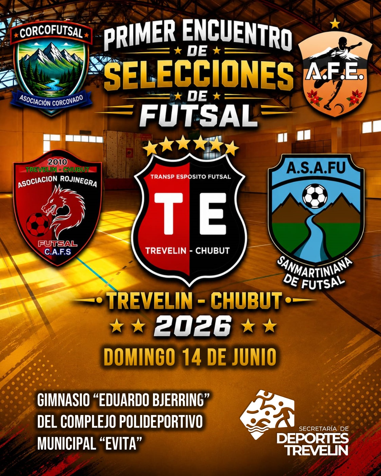 Primer encuentro de Selecciones de Futsal.