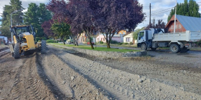 Avanza el programa de adoquinado en Trevelin. Avanza el programa de adoquinado en Trevelin.