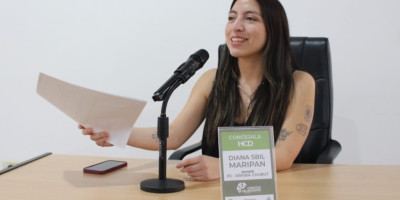 Concejala Diana Sbil Maripan. Concejala Diana Sbil Maripan.