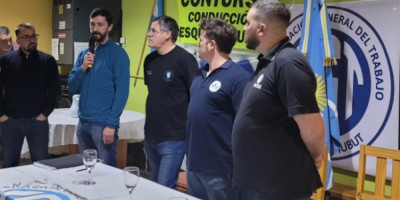 El Intendente de Trevelin participó del plenario de normalización de la CGT Noroeste.