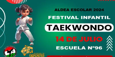 Festival de Taekwondo Aldea Escolar.