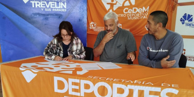 Firma de Convenio entre la Secretaría de Deportes y la Fundación EUPA.