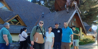 Gabriel Ignacio Franco, cofundador de Tripin Argentina recorre Trevelin.