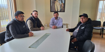 Ingram recibió a dirigentes de UOCRA.