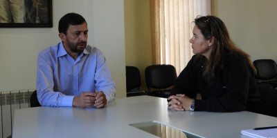 Ingram recibió a Laura Mirantes, Ministra de Producción de la Provincia.
