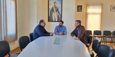 Ingram recibió al Secretario de Salud de Chubut.