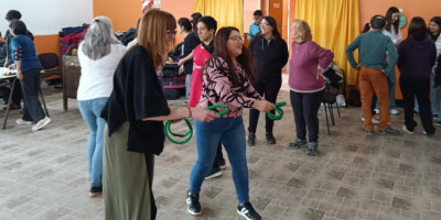 Jornada de Juegos, Escuela 705 y Taller de Adultos Mayores.