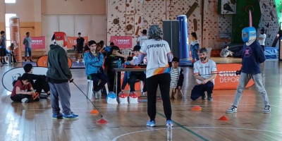 Juegos Evita. Provincial de Esgrima en Trevelin.