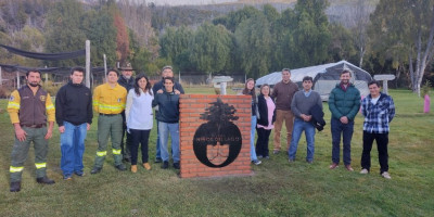 Parque Los Alerces. Ingram participó de festejos por los 20 años del vivero de la escuela 25.