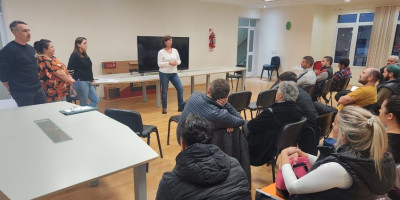 Presentaron a vecinos líneas de financiamiento para obras.