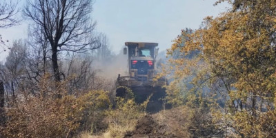 Respuesta rápida y eficaz al foco ígneo en Arroyo Rifleros
