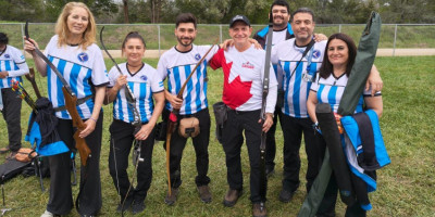 Trevelin hizo historia en el Mundial de Tiro con Arco 3D.