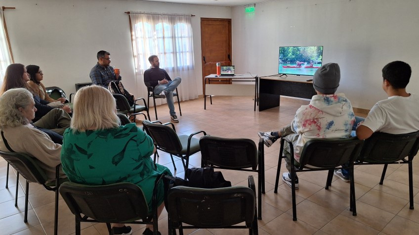 Avanza la producción de un video promocional sobre el Parque Nacional Los Alerces.