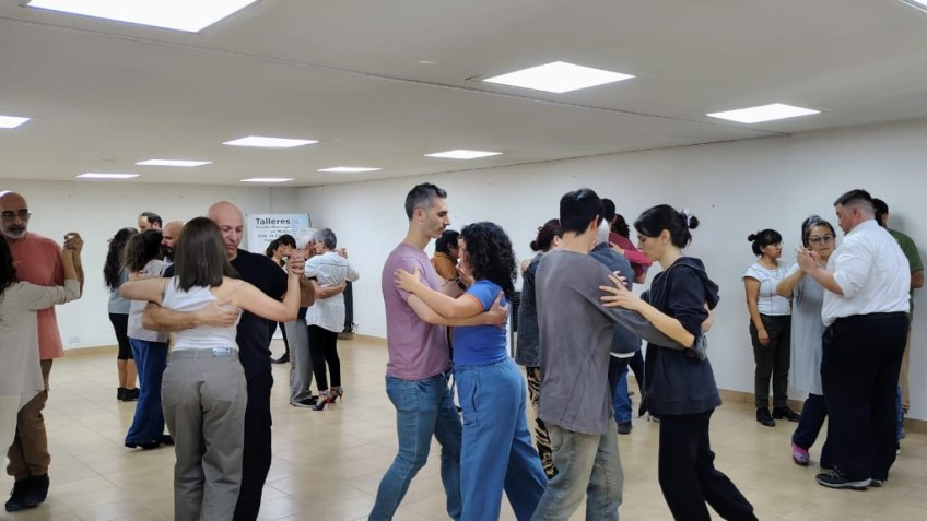 El Centro Cultural de Trevelin fue escenario de dos concurridos talleres de tango.