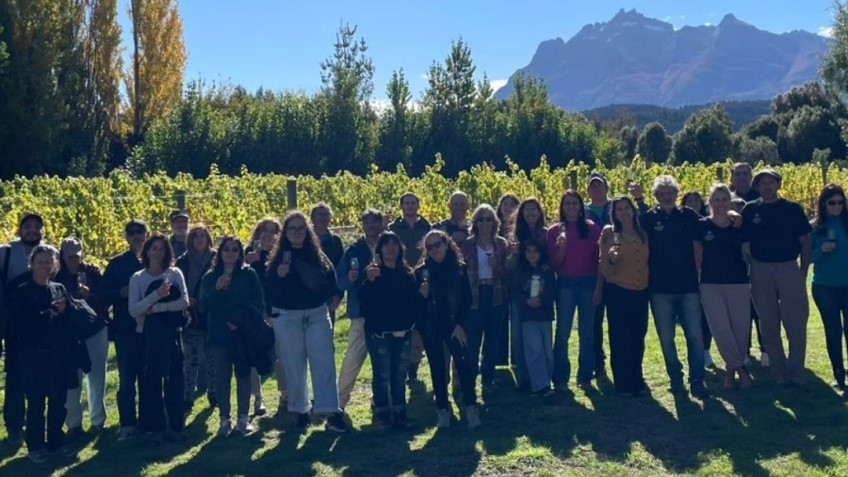 FIVIT. Gran participación en las visitas guiadas a viñedos y bodegas de Trevelin.