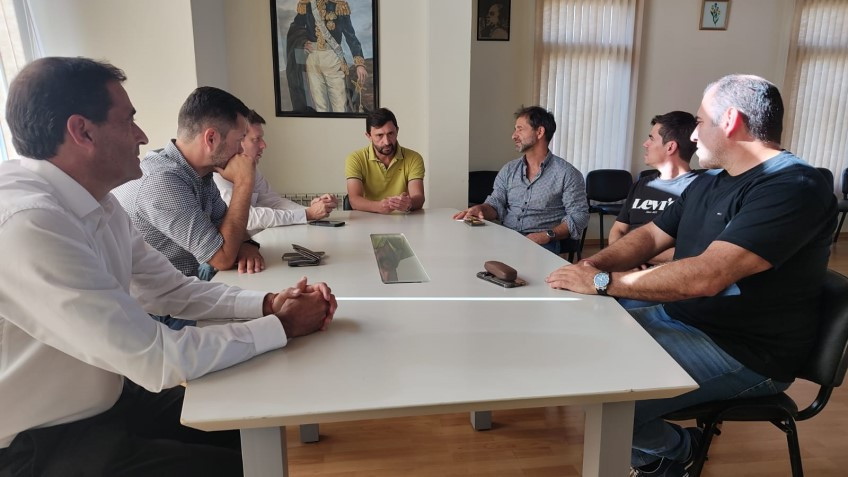 Ingram se reunió con el Presidente del Banco del Chubut.