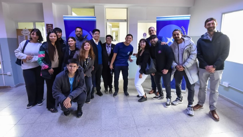 Trevelin acompañó la Jornada de Bienvenida en la Universidad UNPSJB.