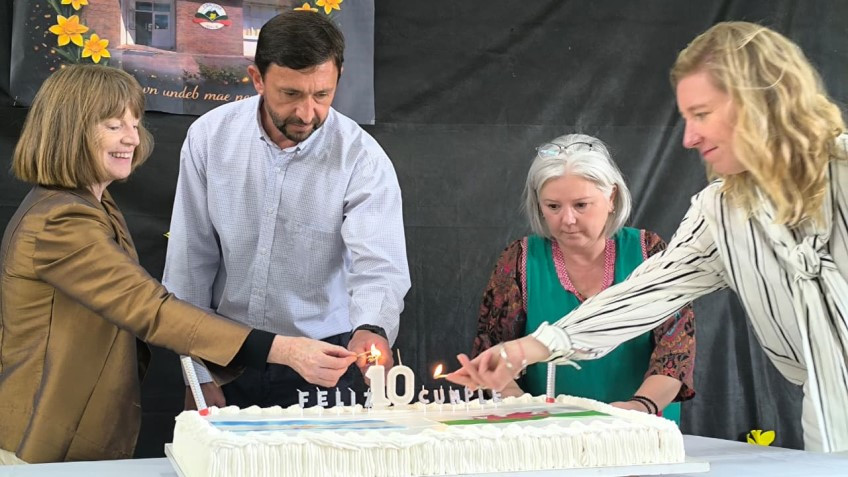 Trevelin celebró los 10 años de la escuela galesa Ysgol y Cwm.