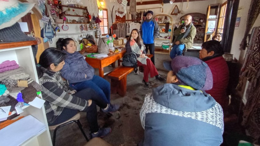 Trevelin trabaja en la organización del Día de la Mujer Originaria.