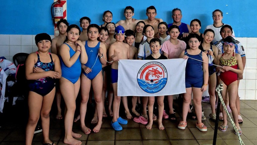 Natación. Trevelin dijo presente en Gaiman.