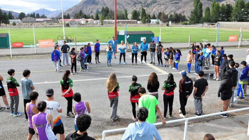 Trevelin presente en el Test Match de Atletismo.