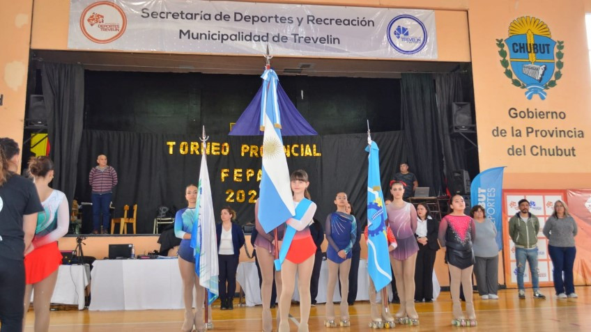 Trevelin recibió la cuarta fecha del Torneo Provincial de Patín Artístico.