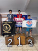 Gran desempeño del equipo de natación de Trevelin en Comodoro Rivadavia.