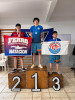 Gran desempeño del equipo de natación de Trevelin en Comodoro Rivadavia.