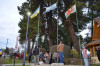 Izamiento de la Bandera del Pueblo Mapuche Tehuelche en Trevelin.