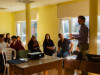 Reunión entre el Municipio, INTA, UNPSJB y emprendedores locales.